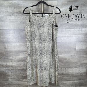 Robbie Bee Silk Sleeveless Mini Dress Size 14